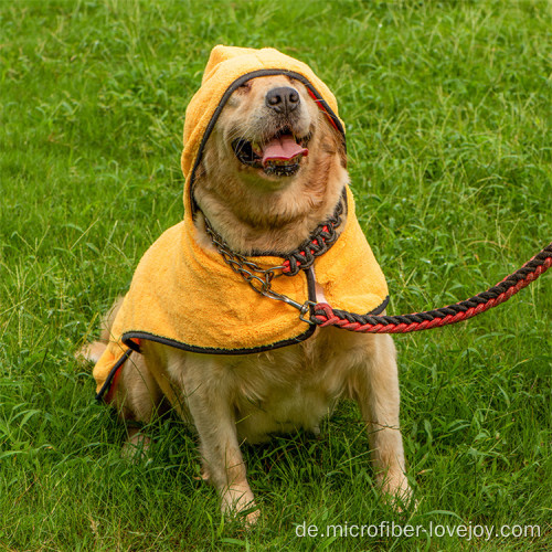 Lange Plüsch-Mikrofaser-Hundebad-Trockentücher